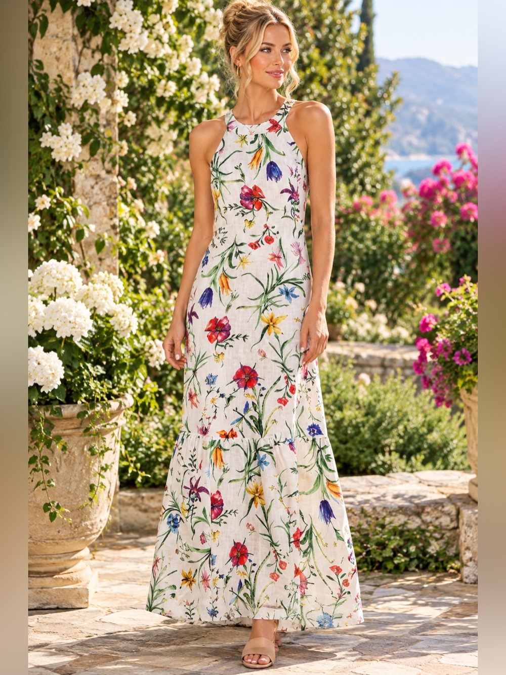ELIE TAHARI FLORAL PRINT DRESS*******SIZE: 6